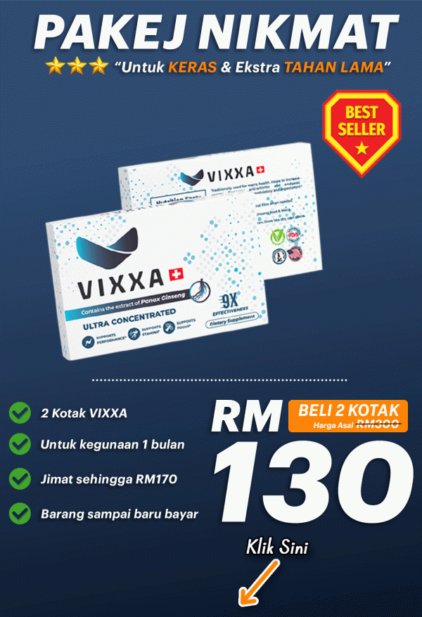 Pakej Nikmat (Best Seller) - 2 kotak Vixxa